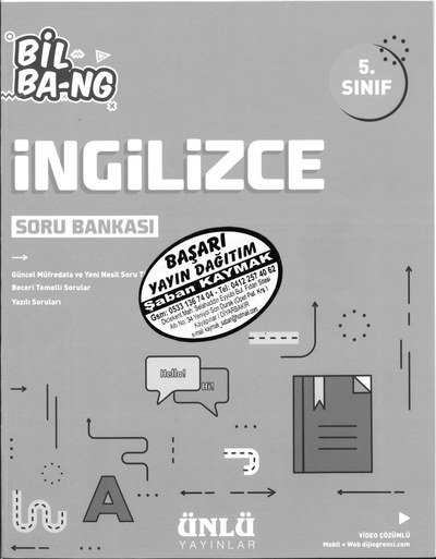 BİL BA-NG İNGİLİZCE SORU BANKASI