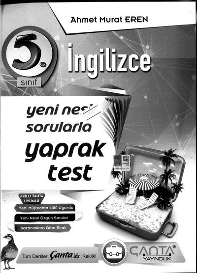 İNGİLİZCE YAPRAK TEST Vega Efsanesi