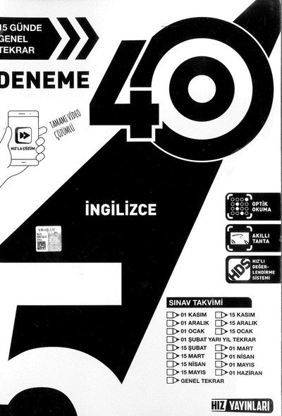 40 DENEME İNGİLİZCE Vega Efsanesi