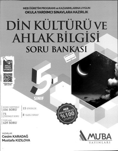 DİN KÜLTÜRÜ VE AHLAK BİLGİSİ SORU BANKASI Vega Efsanesi