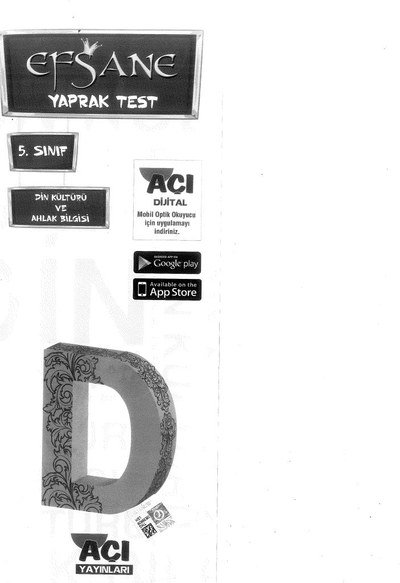 EFSANE DİN KÜLTÜRÜ VE AHLAK BİLGİSİ TEST Vega Efsanesi