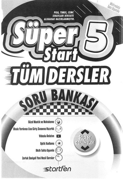 SÜPER START TÜM DERSLER SORU BANKASI