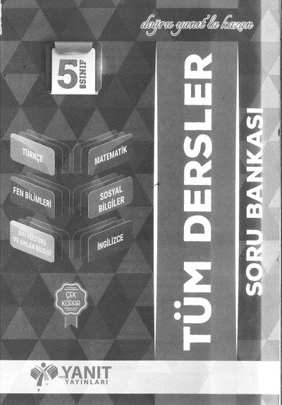 TÜM DERSLER SORU BANKASI Vega Efsanesi