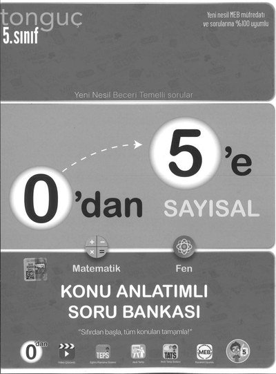 0'DAN 5'E SAYISAL KONU ANLATIMLI SORU BANKASI Vega Efsanesi