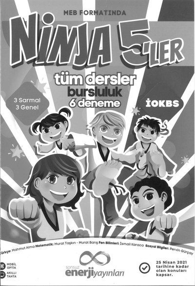 NİNJA 5'LER TÜM DERSLER BURSLULUK 6 DENEME Vega Efsanesi