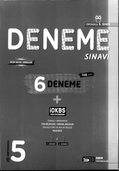 DENEME SINAVI 6 DENEME