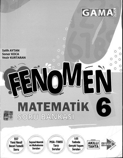 FENOMEN MATEMATİK SORU BANKASI Vega Efsanesi