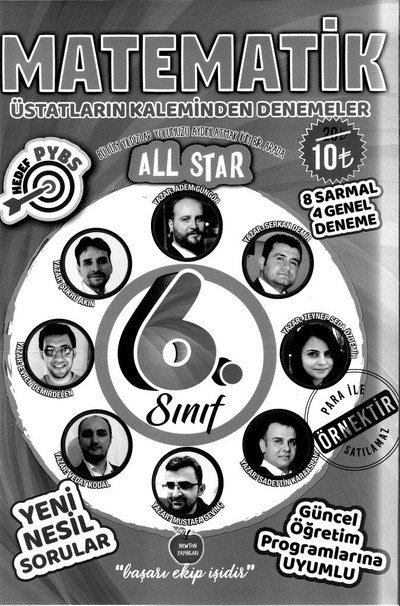 MATEMATİK ÜSTATLARIN KALEMİNDEN DENEMELER Vega Efsanesi