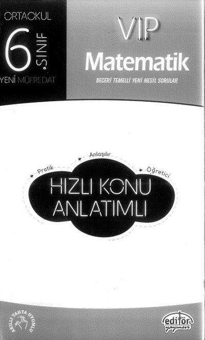 VIP MATEMATİK HIZLI KONU ANLATIMLI Vega Efsanesi