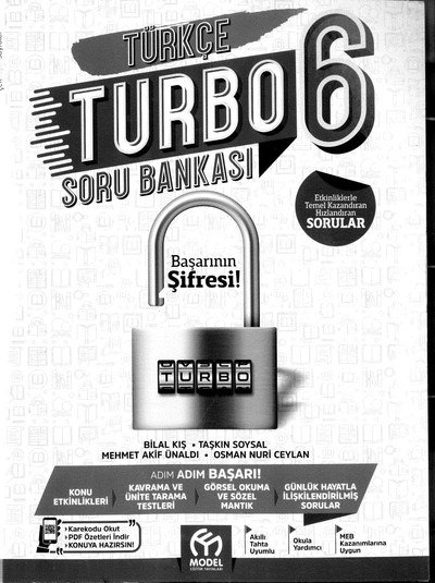 TÜRKÇE TURBO SORU BANKASI Vega Efsanesi