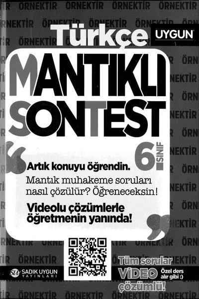 TÜRKÇE MANTIKLI SONTEST