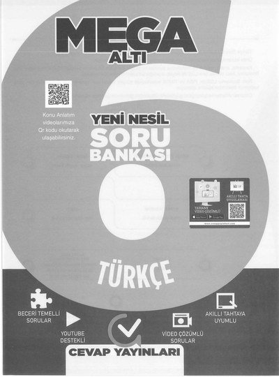 MEGA ALTI YENİ NESİL SORU BANKASI TÜRKÇE