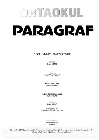 ORTAOKUL PARAGRAF Vega Efsanesi