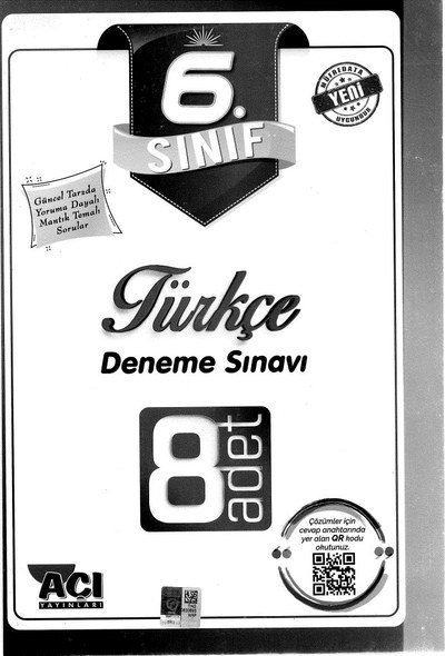 TÜRKÇE DENEME SINAVI 8 ADET