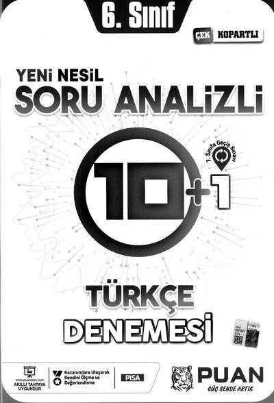 SORU ANALİZİ 10+1 TÜRÇE DENEMESİ Vega Efsanesi