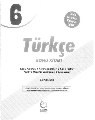 TÜRKÇE KONU KİTABI