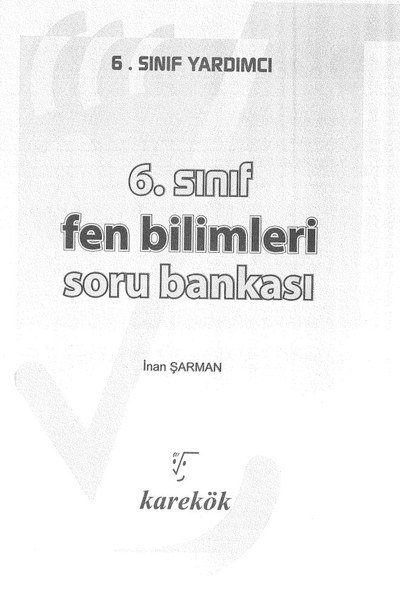 FEN BİLİMLERİ SORU BANKASI Vega Efsanesi