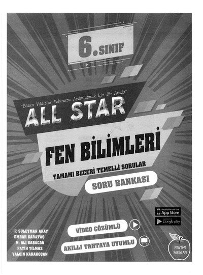 ALL STAR FEN BİLİMLERİ SORU BANKASI Vega Efsanesi