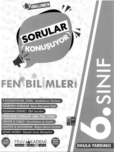 SORULAR KONUŞUYOR FEN BİLİMLERİ
