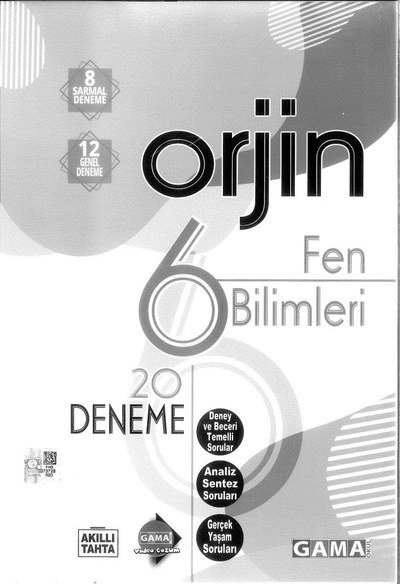 ORJİN FEN BİLİMLERLİ 20 DENEME Vega Efsanesi