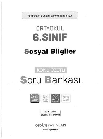 SOSYAL BİLGİLER KONU ÖZETLİ SORU BANKASI Vega Efsanesi