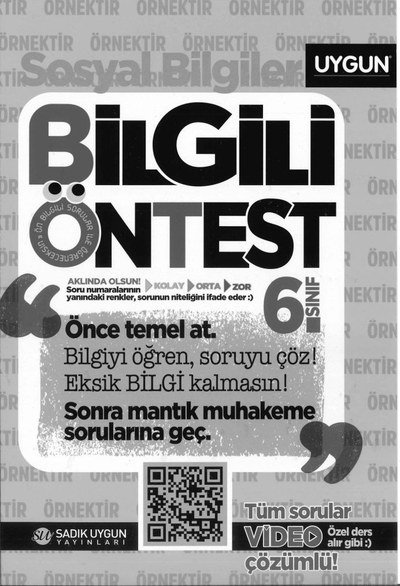 SOSYAL BİLGİLER BİLGİLİ ÖNTEST Vega Efsanesi