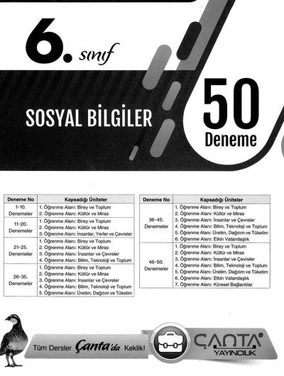 SOSYAL BİLGİLER 50 DENEME Vega Efsanesi