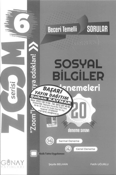 SOSYAL BİLGİLER DENEMELERİ Vega Efsanesi
