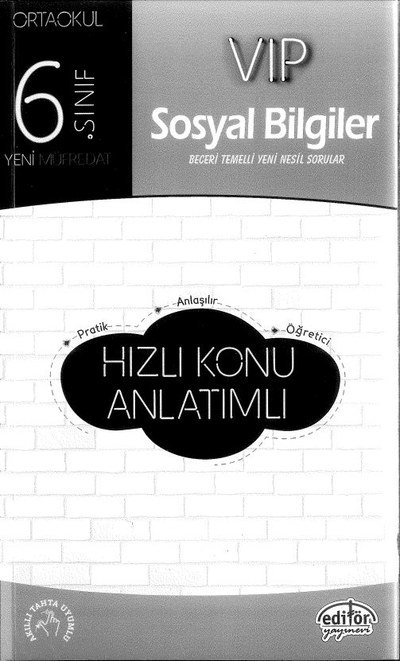 VIP SOSYAL BİLGİLER HIZLI KONU ANLATIMLI Vega Efsanesi