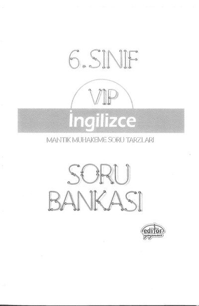 VIP İNGİLİZCE SORU BANKASI Vega Efsanesi
