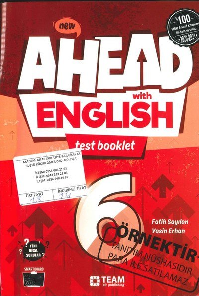 AHEAD WITH ENGLISH TEST BOOKLET Vega Efsanesi