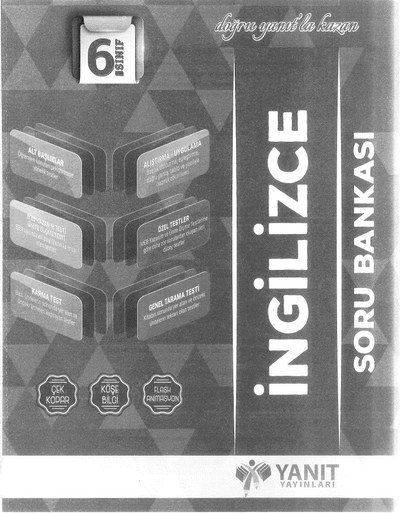 İNGİLİZCE SORU BANKASI