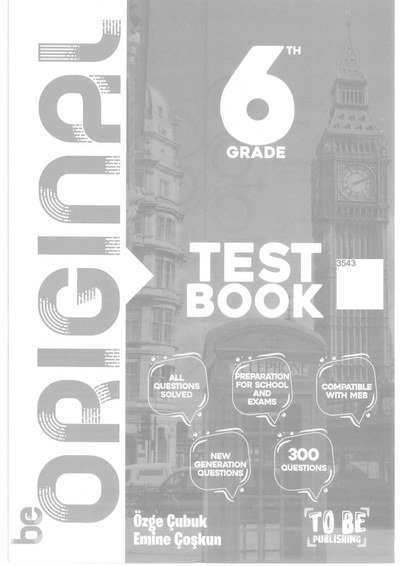 ORIGINAL TEST BOOK Vega Efsanesi