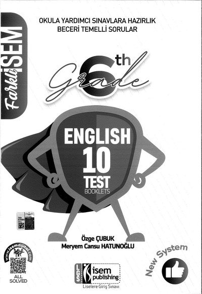 ENGLISH 10 TEST BOOKLETS Vega Efsanesi