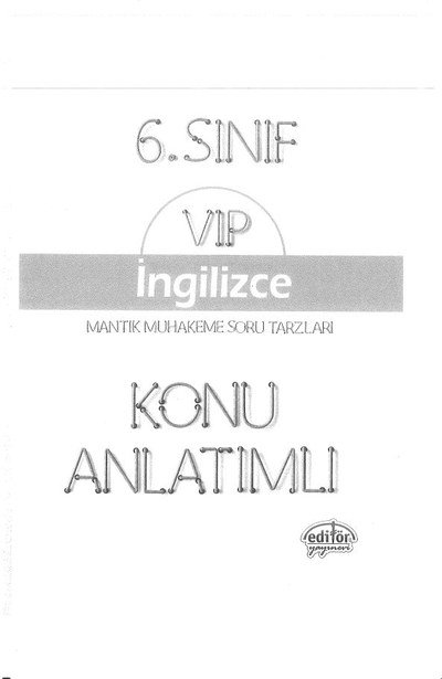 VIP İNGİLİZCE KONU ANLATIMLI Vega Efsanesi