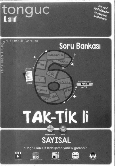 TAK-TİK'Lİ SAYISAL SORU BANKASI Vega Efsanesi