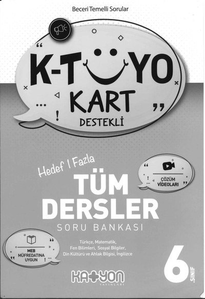 K-TÜYO KART DESTEKLİ TÜM DERSLER SORU BANKASI
