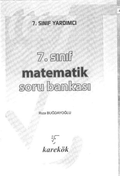 MATEMATİK SORU BANKASI