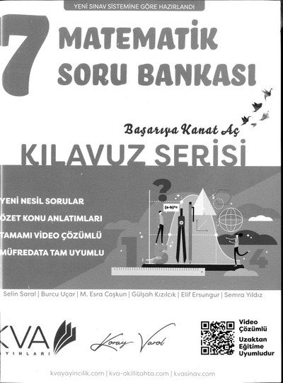 MATEMATİK SORU BANKASI KILAVUZ SERİSİ