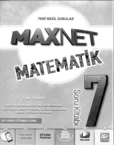 MAXNET MATEMATİK SORU KİTABI Vega Efsanesi