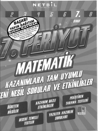 7. PERİYOT MATEMATİK YENİ NESİL SORULAR VE ETKİNLİKLER