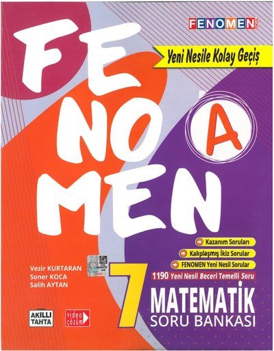 FENOMEN MATEMATİK SORU BANKASI Vega Efsanesi