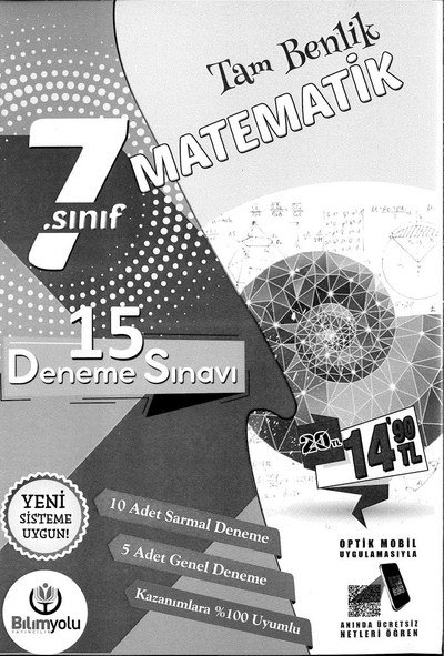 TAM BENLİK MATEMATİK 15 DENEME SINAVI Vega Efsanesi