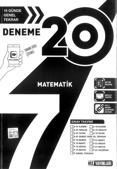 20 DENEME MATEMATİK Vega Efsanesi