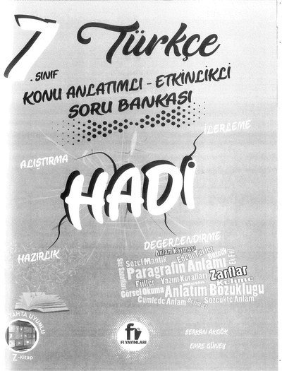 TÜRKÇE KONU ANLATIMLI ETKİNLİKLİ SORU BANKASI Vega Efsanesi