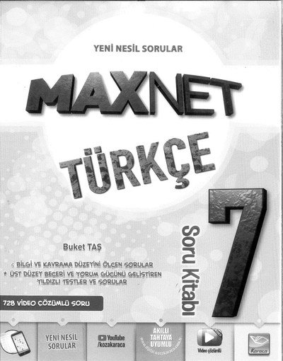 MAXNET TÜRKÇE SORU KİTABI Vega Efsanesi