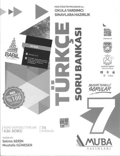 TÜRKÇE SORU BANKASI Vega Efsanesi