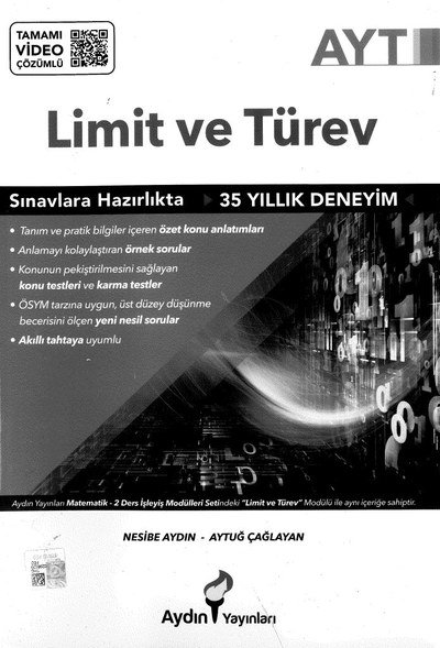 LİMİT VE TÜREV AYT Vega Efsanesi