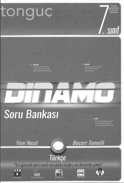 DİNAMO SORU BANKASI TÜRKÇE Vega Efsanesi