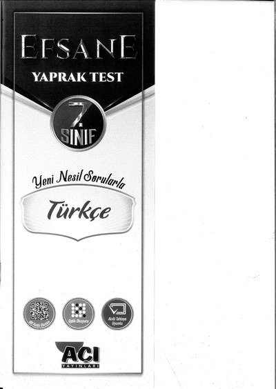 EFSANE YAPRAK TEST TÜRKÇE Vega Efsanesi